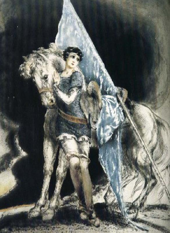 Louis Lcart Joan of Arc oil painting image